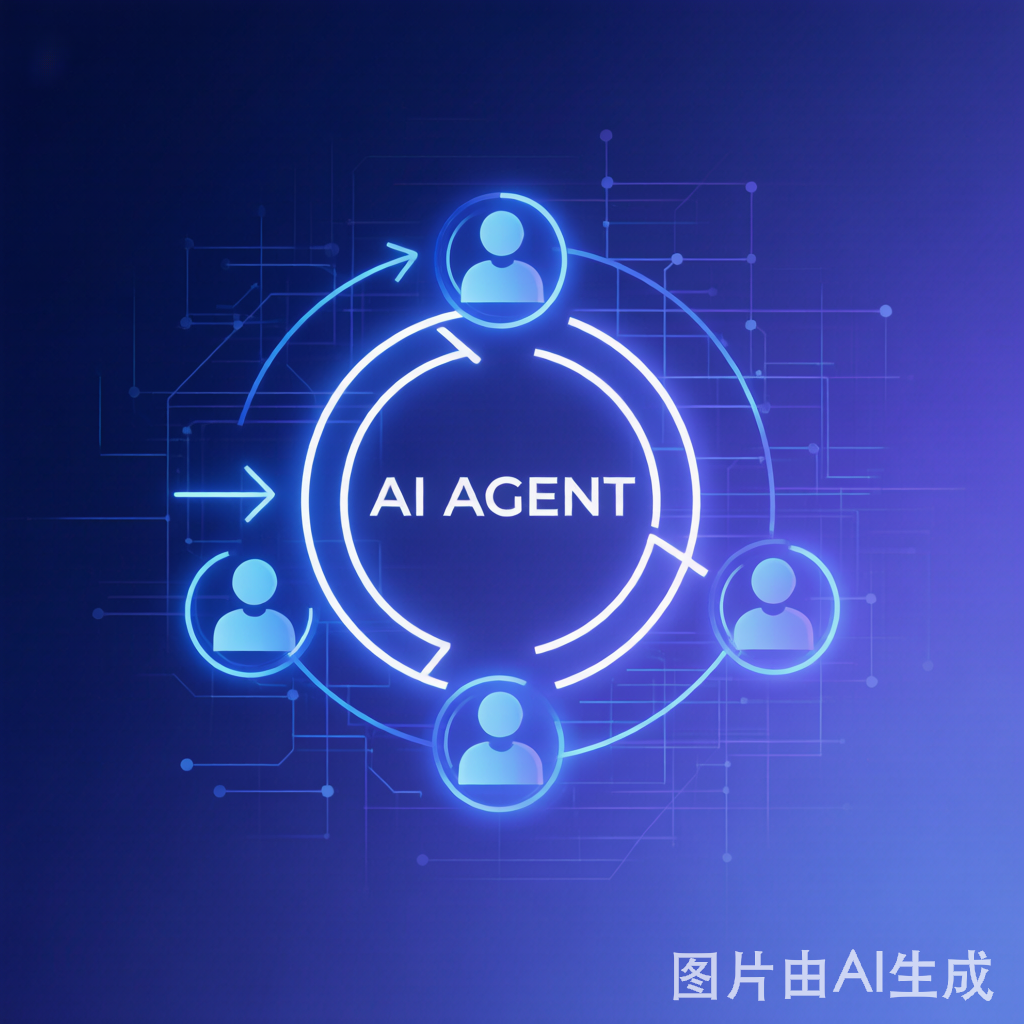 AI agents循环概念图