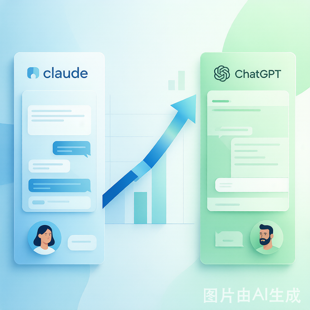 Claude与ChatGPT消费者市场竞争
