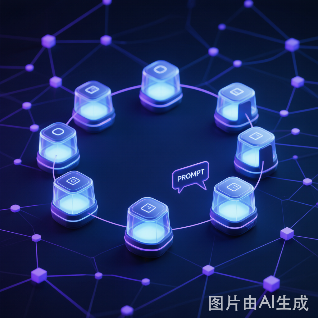AI智能体循环概念图