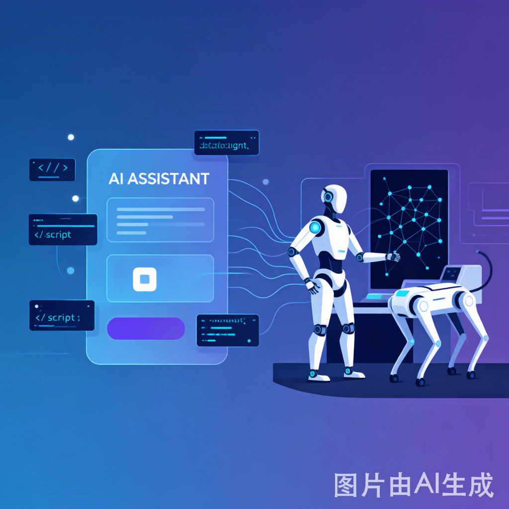 AI编程与具身智能示意图