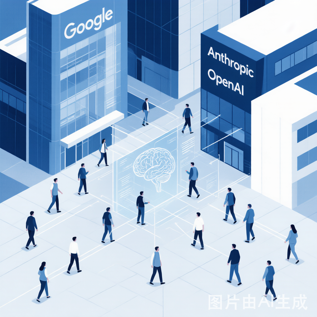 AI研究人员从Google流向Anthropic和OpenAI