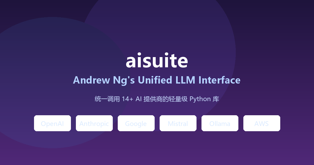 aisuite 特色图