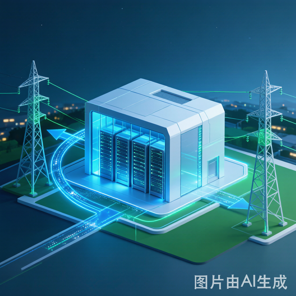 数据中心电网灵活性示意图