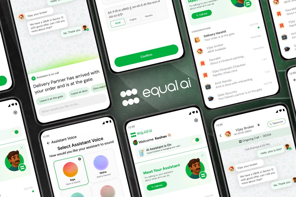 Equal AI 通话助手界面