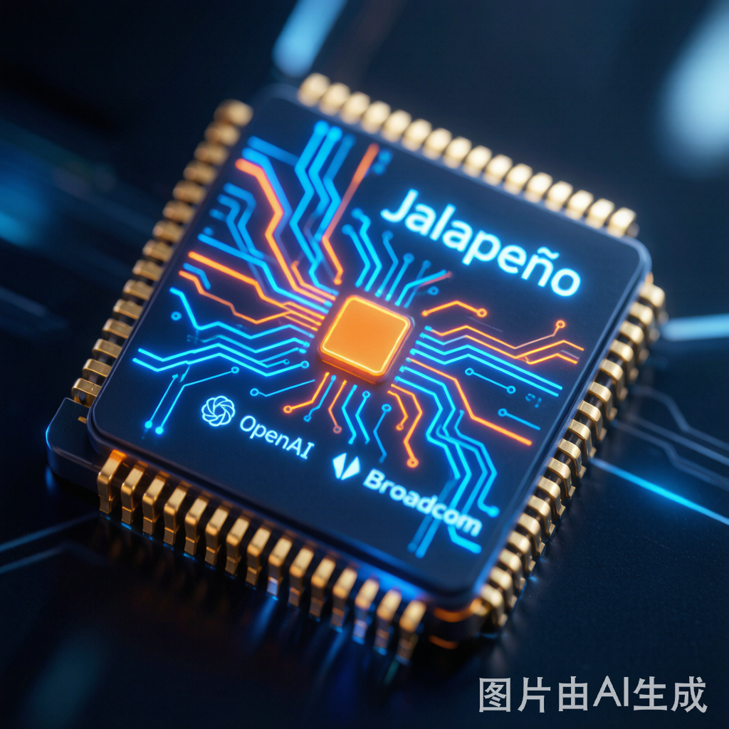 OpenAI Jalapero AI推理芯片概念图