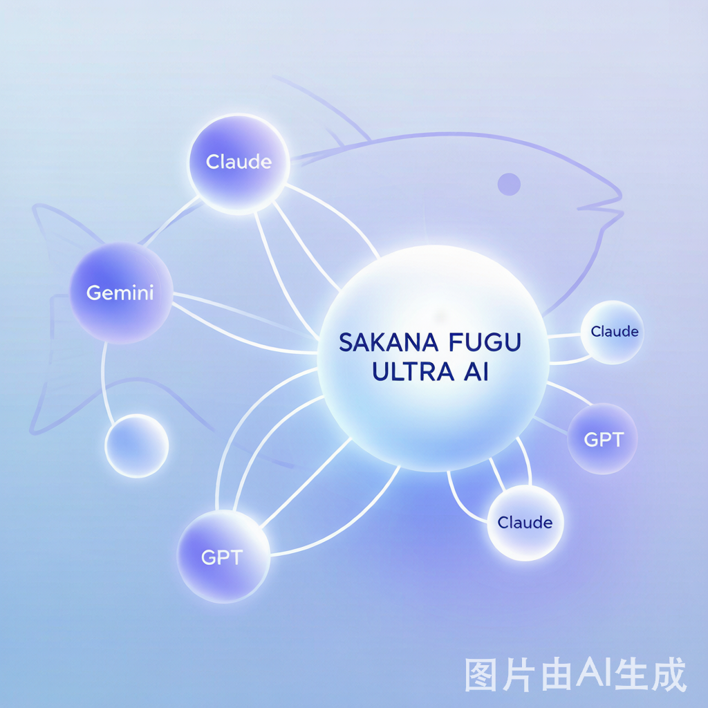 Sakana Fugu Ultra AI模型架构示意图
