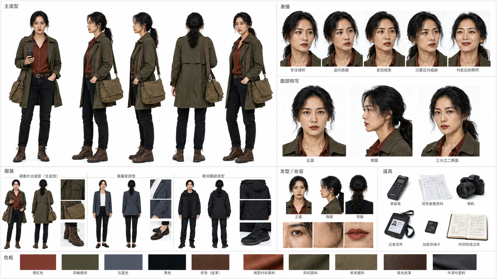 现代豪门剧财经记者女性角色人物资产板
