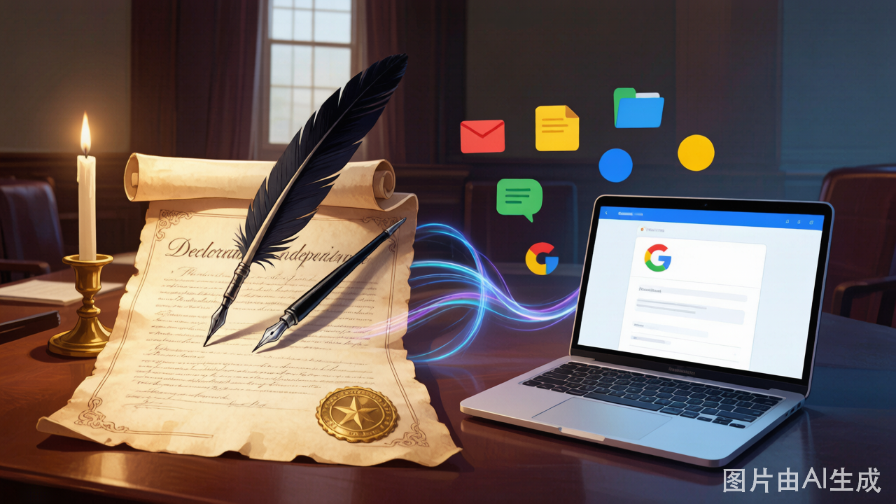 Google AI广告概念图
