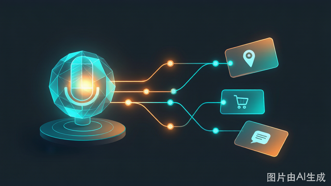 亚马逊 Alexa AI 代理概念图