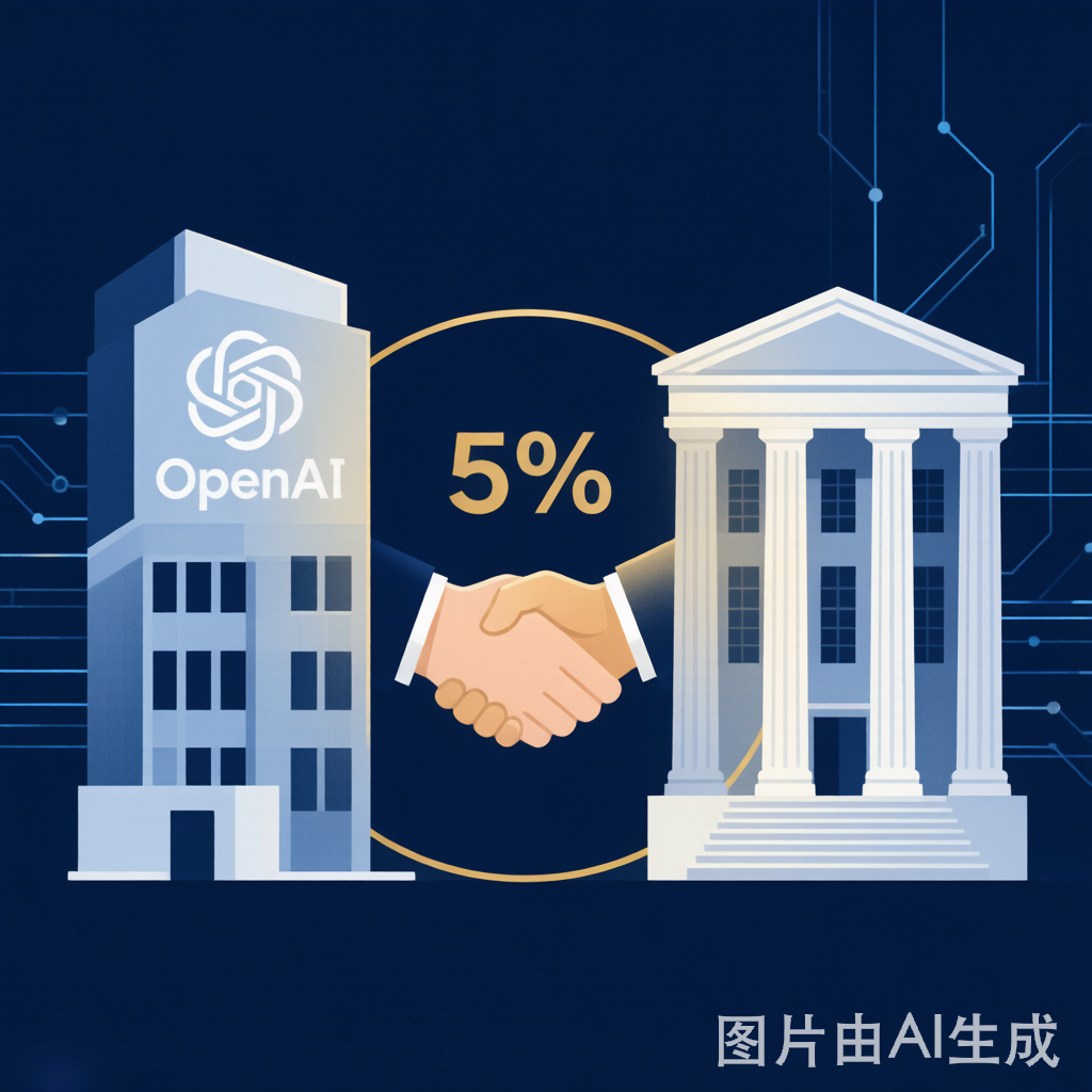 OpenAI与政府持股概念图