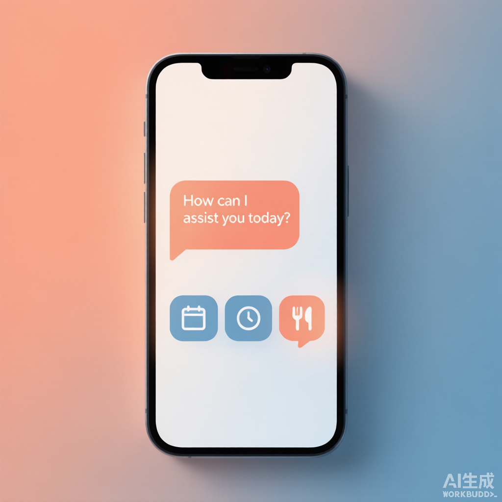 ChatGPT 对话内预订餐厅概念图