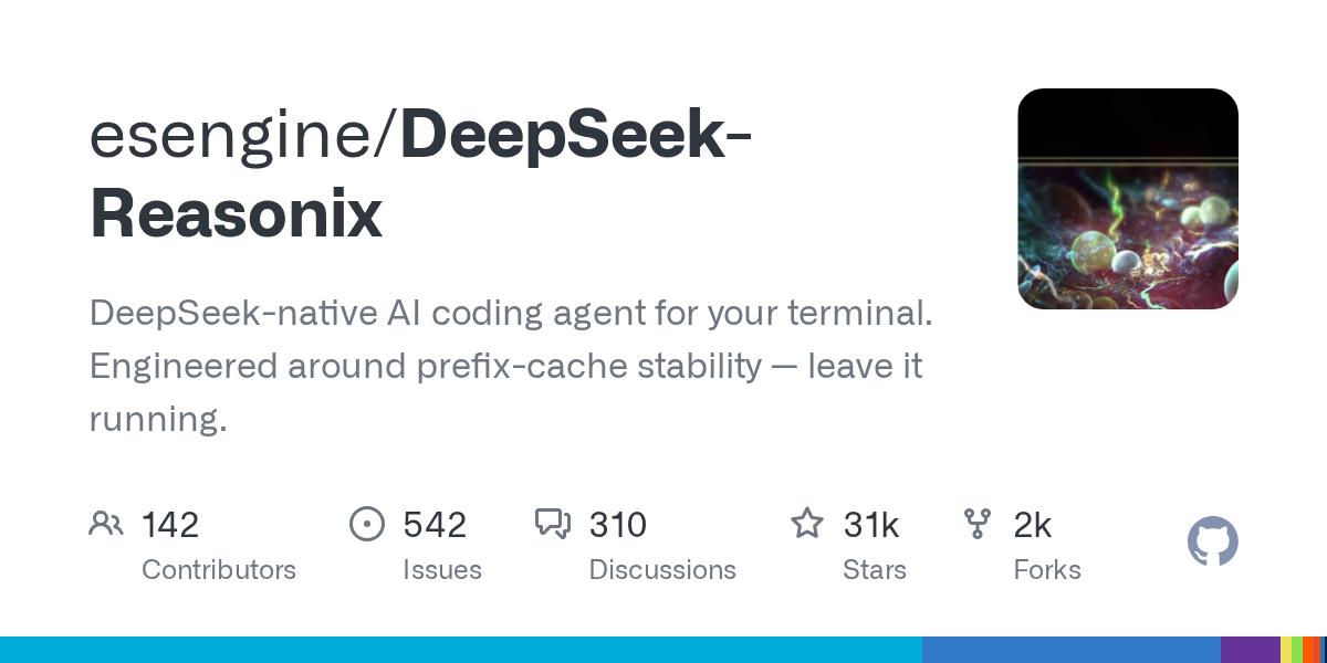 DeepSeek-Reasonix：围绕前缀缓存稳定性打造的 DeepSeek 原生终端 AI 编程智能体