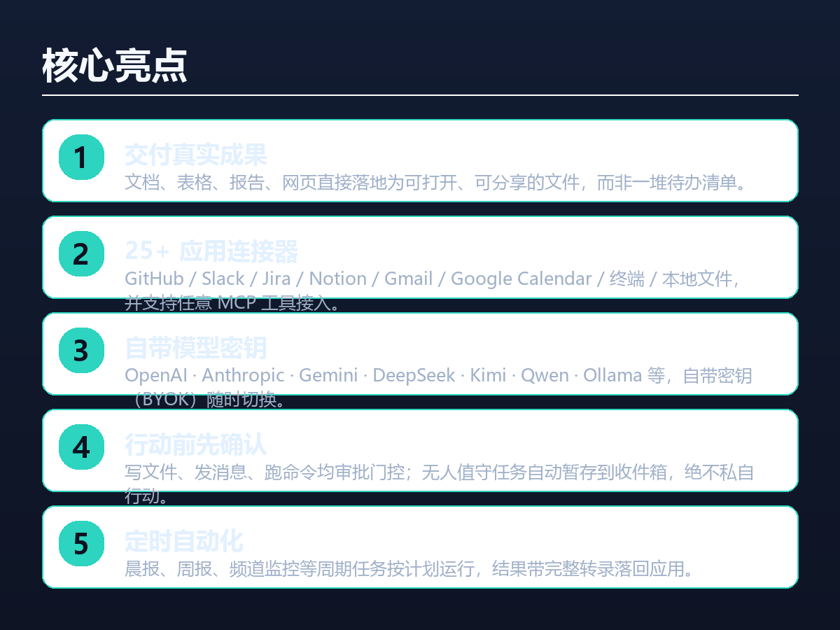 OpenWorker 核心亮点